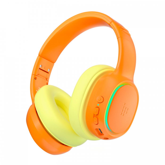 Tronsmart - Tronsmart Over-Ear Trdlsa Hrlurar ANC till Barn Safe KH03 - Orange