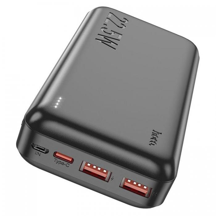 Hoco - Hoco Powerbank 20000 mAh 22.5W PD QC 3A J101A - Svart