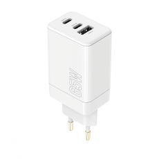 Maxlife - Maxlife Väggladdare 2x USB-C 1x USB 65W - Vit