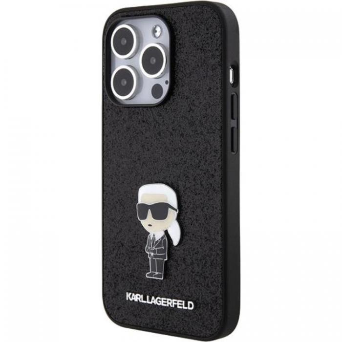 KARL LAGERFELD - KARL LAGERFELD iPhone 15 Pro Mobilskal Fixed Glitter Ikonik