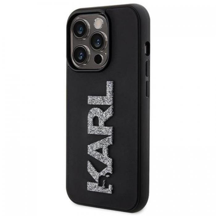 KARL LAGERFELD - Karl Lagerfeld iPhone 15 Pro Max Mobilskal 3D Glitter Logo