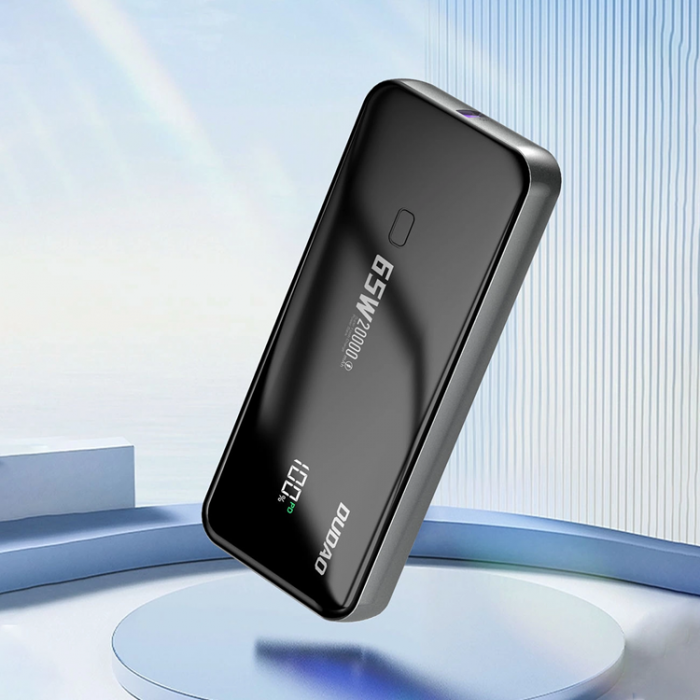 Dudao - Dudao Powerbank K65 20000mAh 65W - Svart