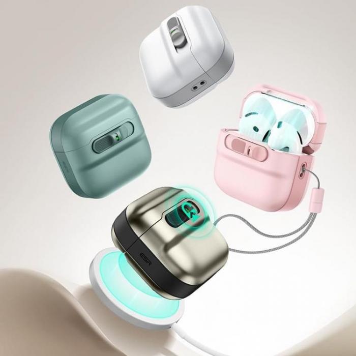 ESR - ESR Airpods 4 Skal Magsafe Halolock - Grn