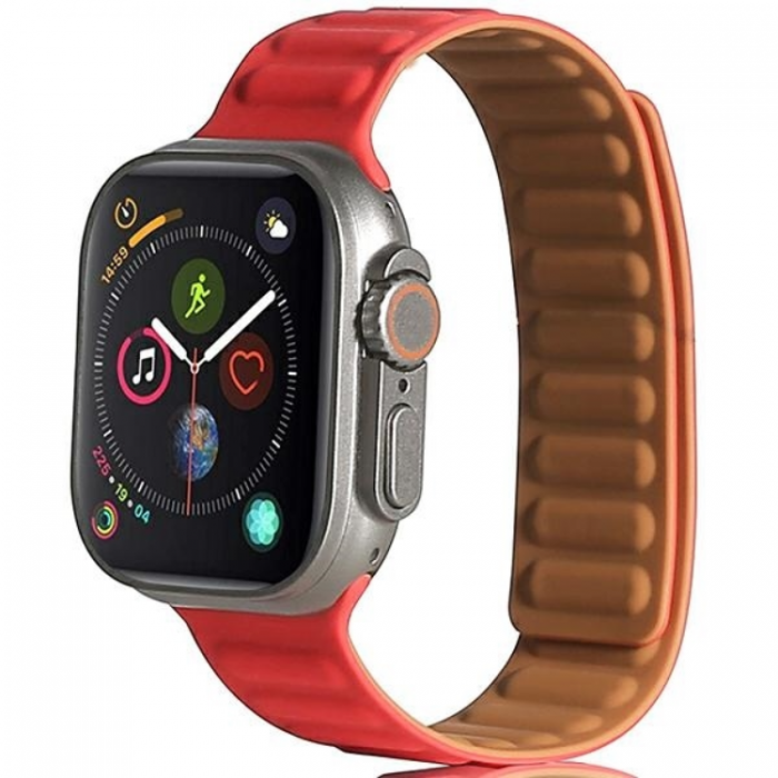 Beline - Beline Apple Watch (38/40/41mm) Armband Magnetic - Rd