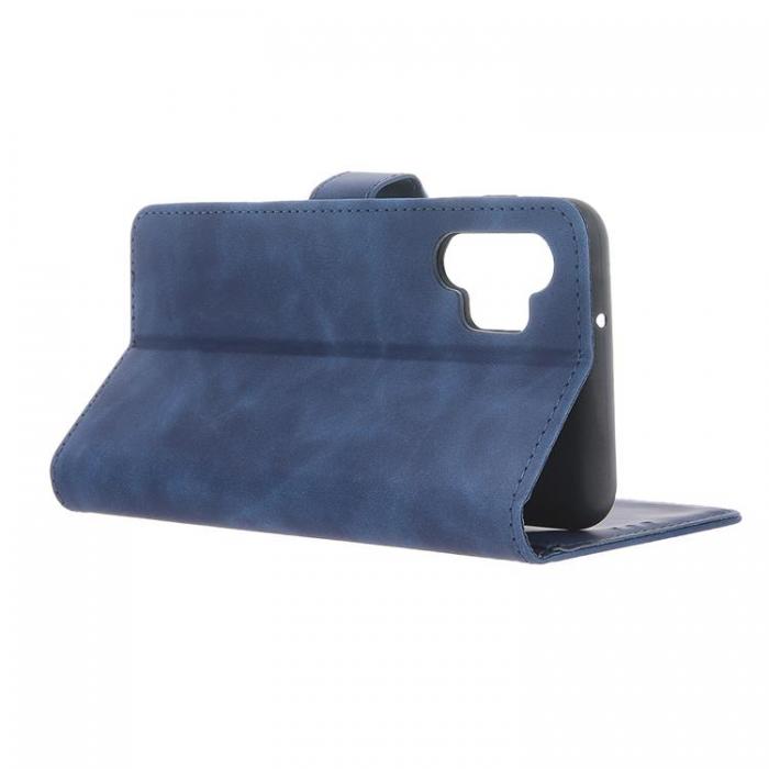 A-One Brand - iPhone 16 Plnboksfodral Velvet - Marinbl