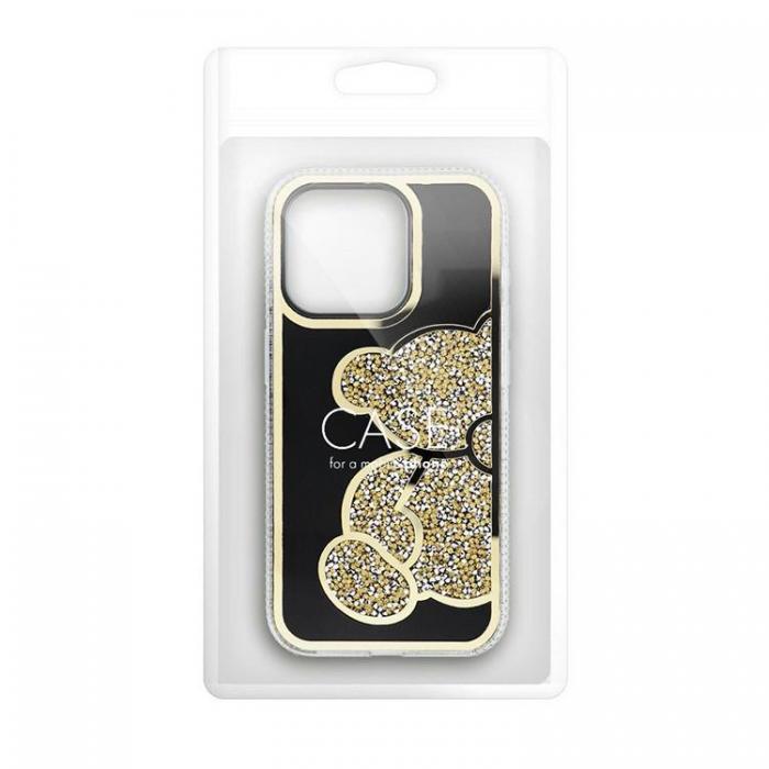 A-One Brand - iPhone 16e Mobilskal Teddy Bear - Guld