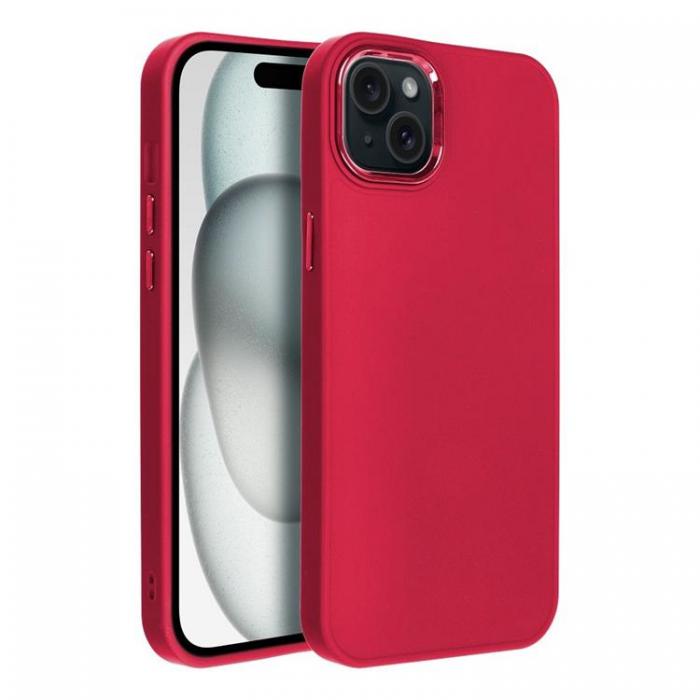 A-One Brand - iPhone 15 Plus Mobilskal Frame - Magenta