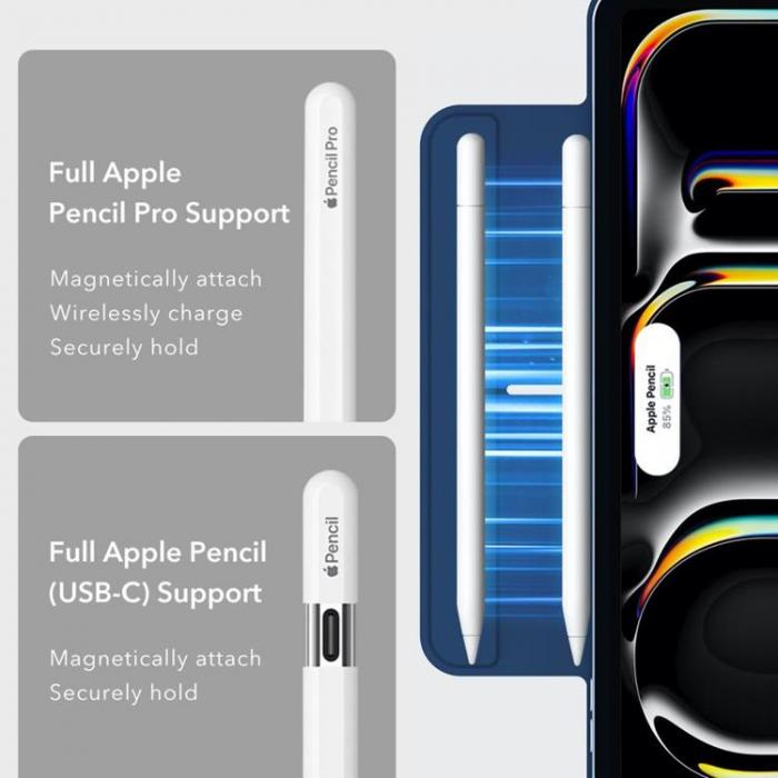 ESR - ESR iPad Pro 11 (2024) Fodral Rebound - Marinbl