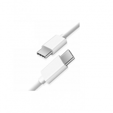 SiGN - SiGN Snabb USB-C till USB-C kabel 60W, 3A, 1m PD - Vit