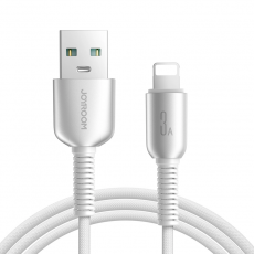 Joyroom - Joyroom S-A51 3A USB-A - Lightning Kabel 1.2m - Ljusgrå