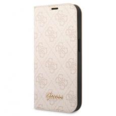 Guess - GUESS iPhone 14 Pro Max Plånboksfodral Vintage Gold Logo - Rosa