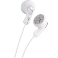 JVC - JVC Hörlurar F14 Gumy In-Ear Mic - Vit