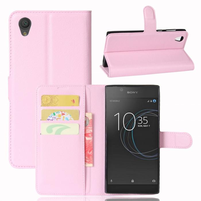 UTGATT5 - Plnboksfodral Sony Xperia L1 - Rosa