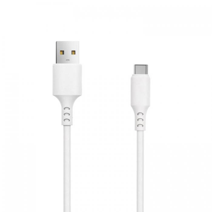 Setty - Setty USB Till USB-C Kabel 1m 3A - Vit