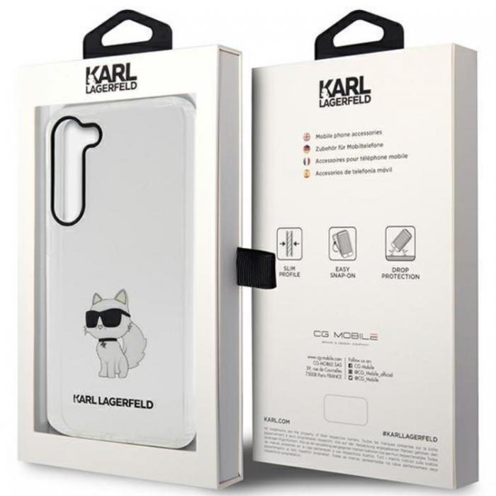 KARL LAGERFELD - Karl Lagerfeld Galaxy S23 Plus Mobilskal Ikonik Choupette - Clear