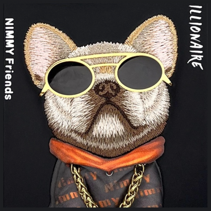 NIMMY - Nimmy iPhone 16 Pro Max Mobilskal Glasses Cool Dog - Svart