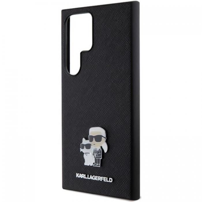 KARL LAGERFELD - Karl Lagerfeld Galaxy S24 Ultra Mobilskal Saffiano Metal Pin