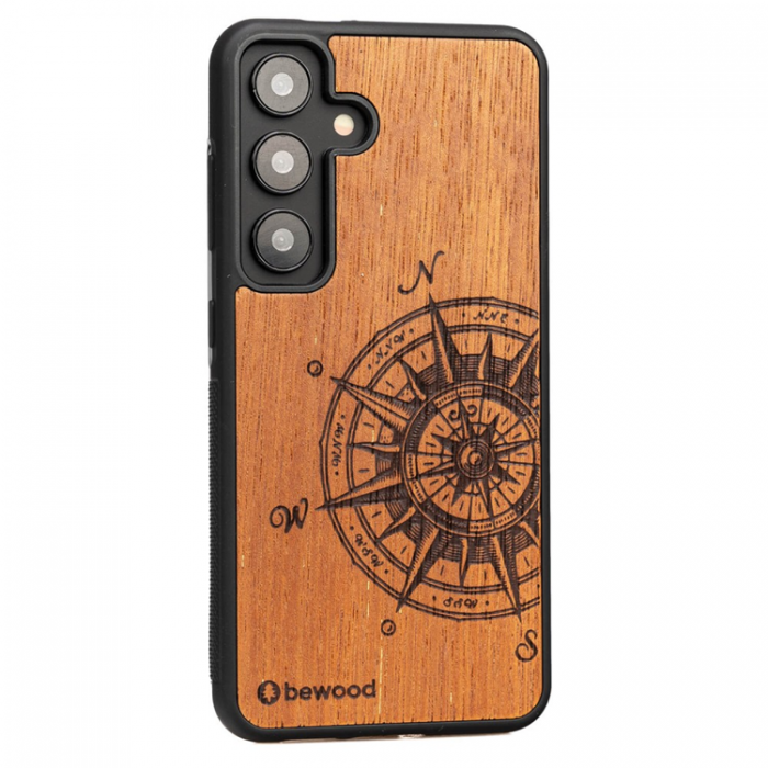 Bewood - Bewood Galaxy S24 Mobilskal Resande Merbau