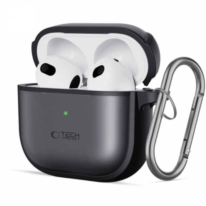 Tech-Protect - Tech-Protect Airpods 4 Skal Magsafe - Matte Svart