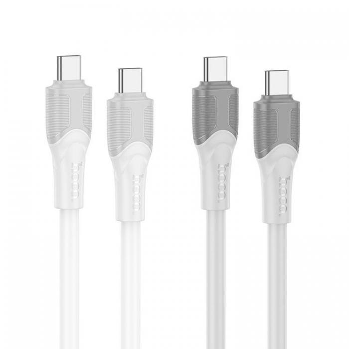 Hoco - Hoco USB-C till USB-C 240W 3m Kabel X106 - Vit