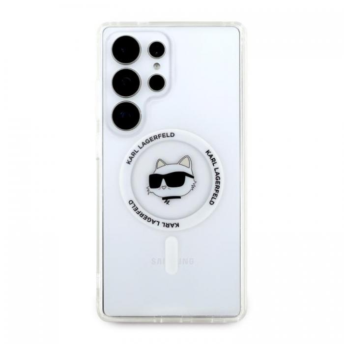 KARL LAGERFELD - Karl Lagerfeld Galaxy S25 Ultra Mobilskal MagSafe Choupette Printed Logo - Vit