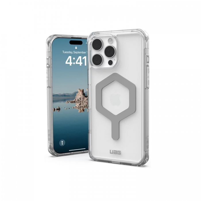 UAG - UAG iPhone 16 Pro Max Mobilskal MagSafe Plyo - Silver