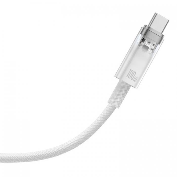 BASEUS - Baseus USB Till USB-C Kabel 100W 1m Smart Temperature Control