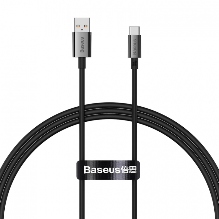 BASEUS - Baseus USB-C till USB-A kabel 100W 2m Superior Series - Svart