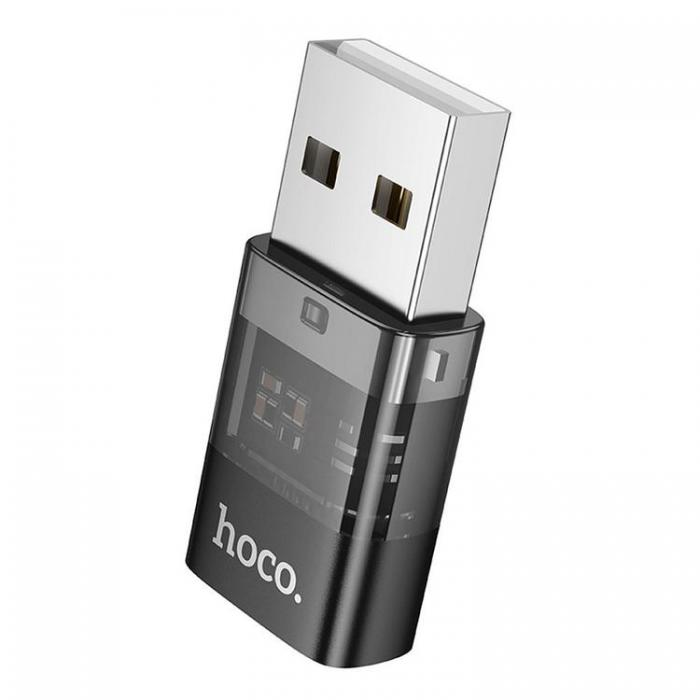 Hoco - Hoco USB-A Till USB-C Adapter UA36C - Svart