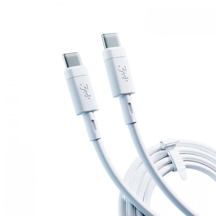 3MK - 3mK USB-C till USB-C kabel 60W 1m HyperSilikon - Vit