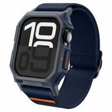 Spigen - Spigen Apple Watch 10 (46mm) Armband Lite Fit Pro - Marinblå