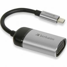 Verbatim - Verbatim USB-C till VGA Adapter - Grå