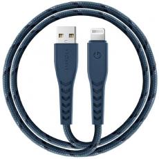 ENERGEA - Energea USB-A till Lightning Kabel 1.5m MFI Nyloflex C89 - Blå