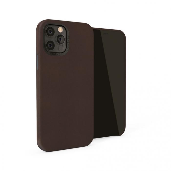 Pipetto - Pipetto Magnetic Leather Skal fr iPhone 12 Pro Max - Brun