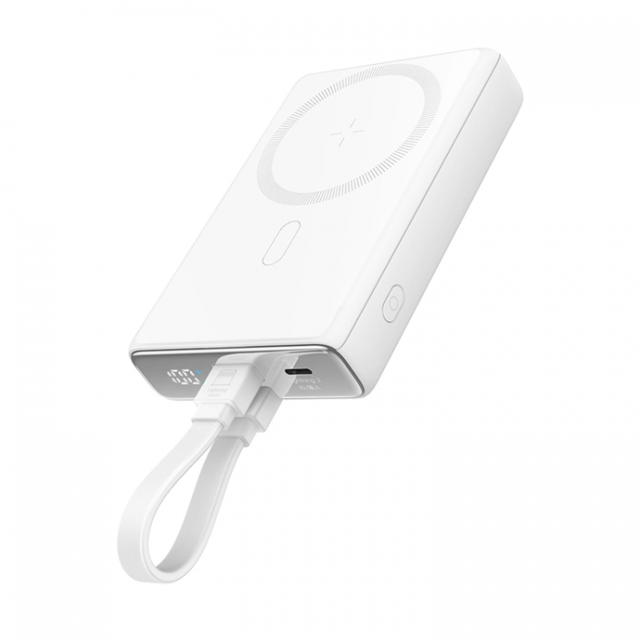 Joyroom - Joyroom Powerbank 10000mAh 20W Med Kabel - Vit