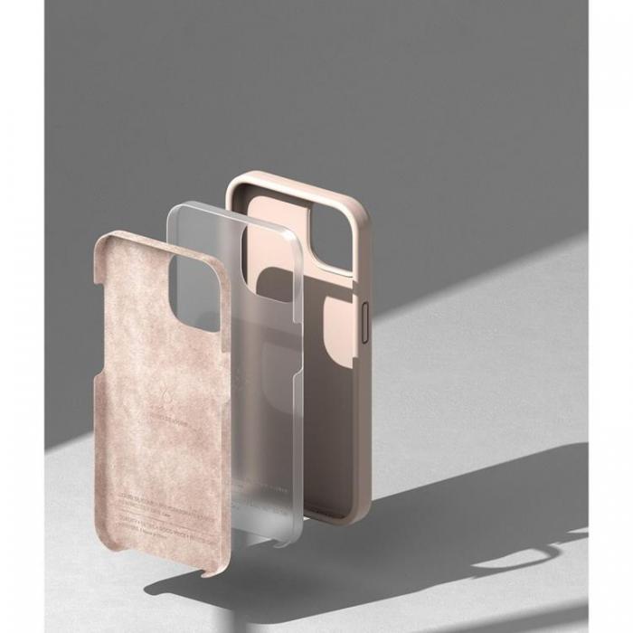 Ringke - RINGKE iPhone 14 Plus Skal Silikon - Rosa Sand