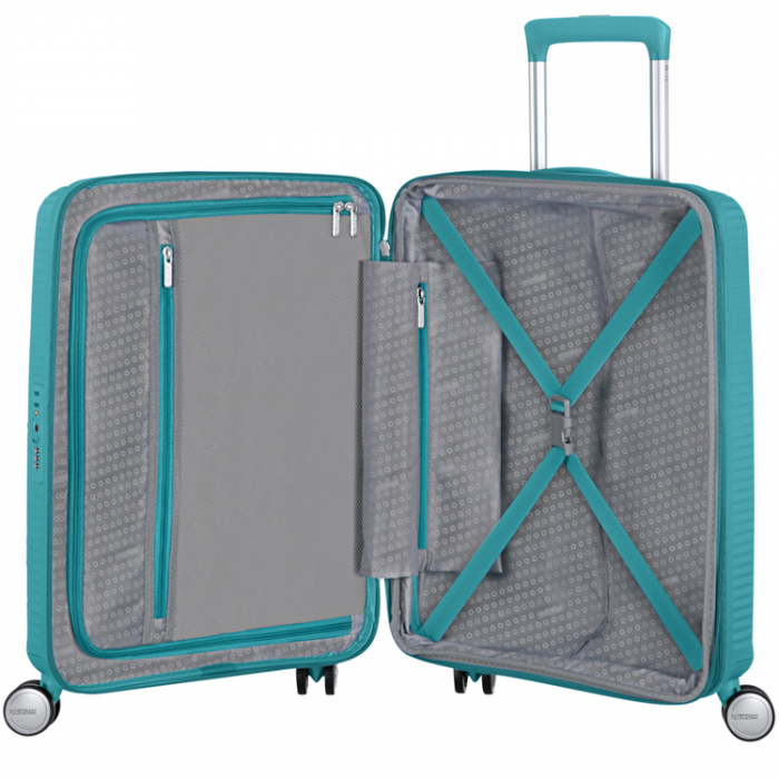 AMERICAN TOURISTER - AMERICAN TOURISTER Soundbox Kabinvska Exp. 55 Turquoise Tonic