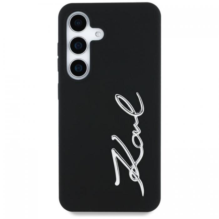 KARL LAGERFELD - Karl Lagerfeld Galaxy S25 Ultra Mobilskal Silikon Metal Signature - Svart