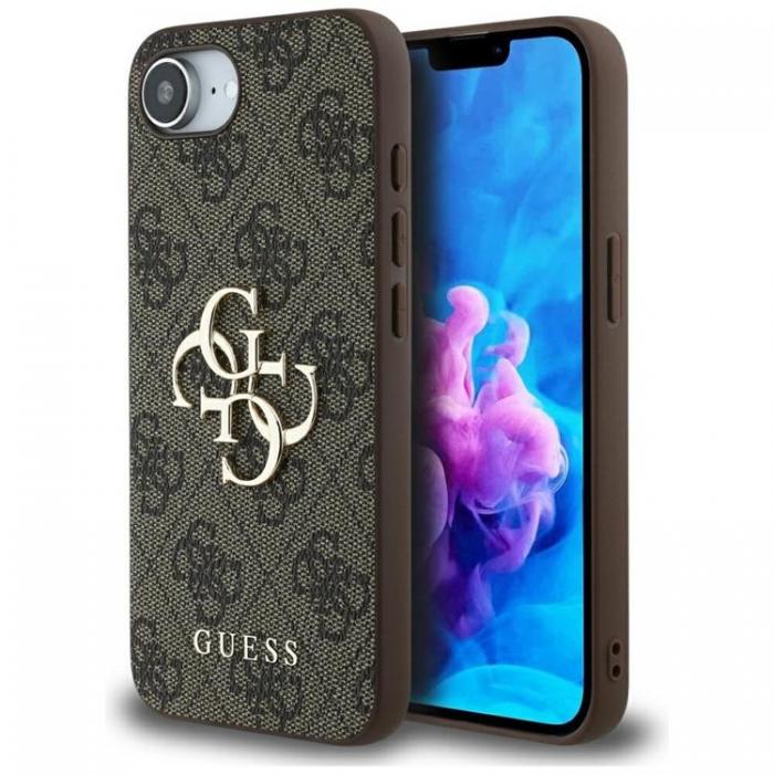 Guess - Guess iPhone 16e Mobilskal 4G Big Logo - Brun