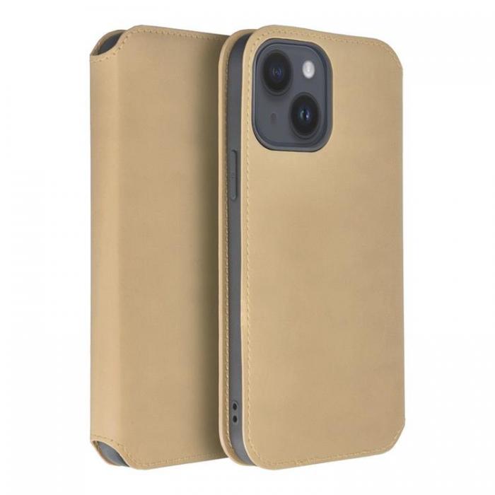 A-One Brand - iPhone 16 Plnboksfodral Dual Pocket - Guld