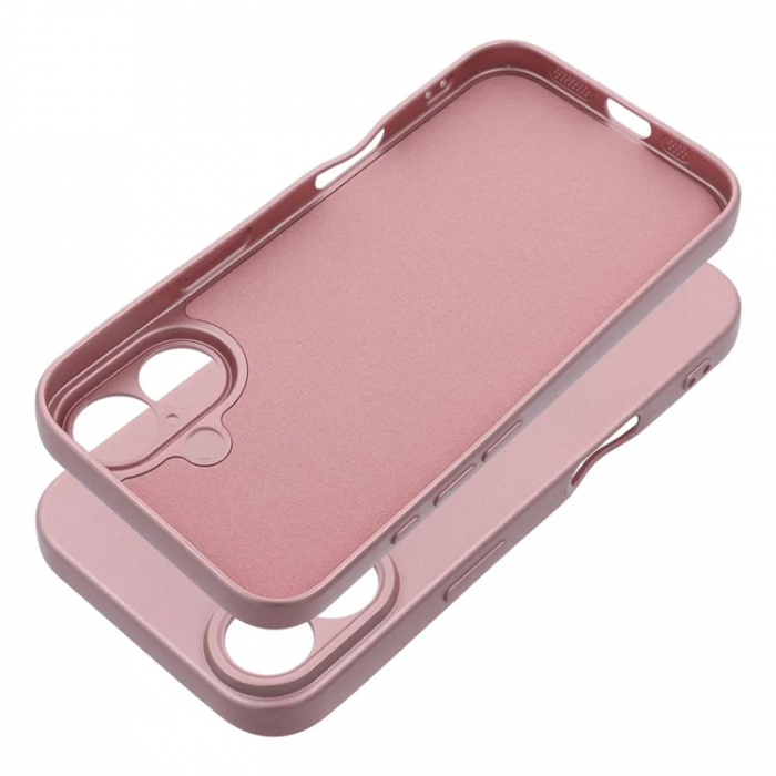 A-One Brand - iPhone 16 Plus Mobilskal Metallic - Rosa