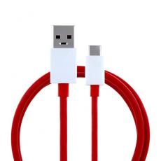 OnePlus - OnePlus USB-A Till USB-C 4A Kabel 1m Bulk - Röd