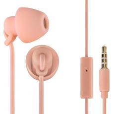 Thomson - Thomson In-Ear Hörlurar Trådbunden med Mikrofon Jack 3.5 mm - Rosa