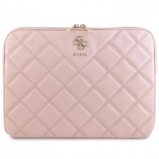 Guess - Guess Datorfodral 14" Quilted 4G - Rosa