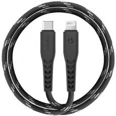 ENERGEA - Energea USB-C till Lightning Kabel 3m MFI Nyloflex C94 - Svart