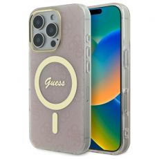 Guess - Guess iPhone 16 Pro Mobilskal MagSafe IML 4G - Rosa