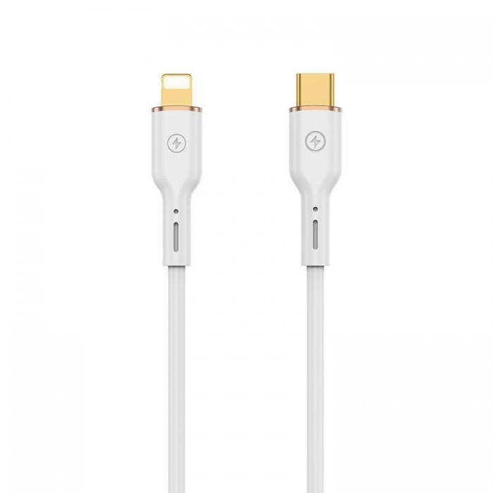 WIWU - WIWU USB-C till Lightning kabel 30W 1.2m YQ01 - Vit