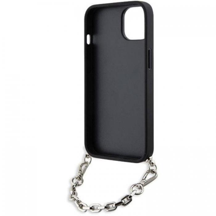 KARL LAGERFELD - KARL LAGERFELD iPhone 14 Mobilskal Saffiano Monogram Chain