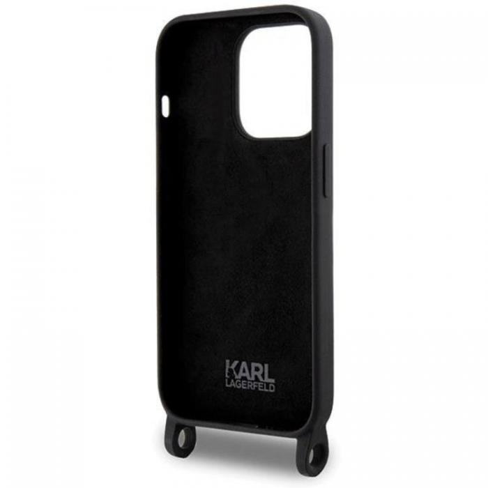 KARL LAGERFELD - Karl Lagerfeld iPhone 15 Pro Mobilskal Crossbody Choupette