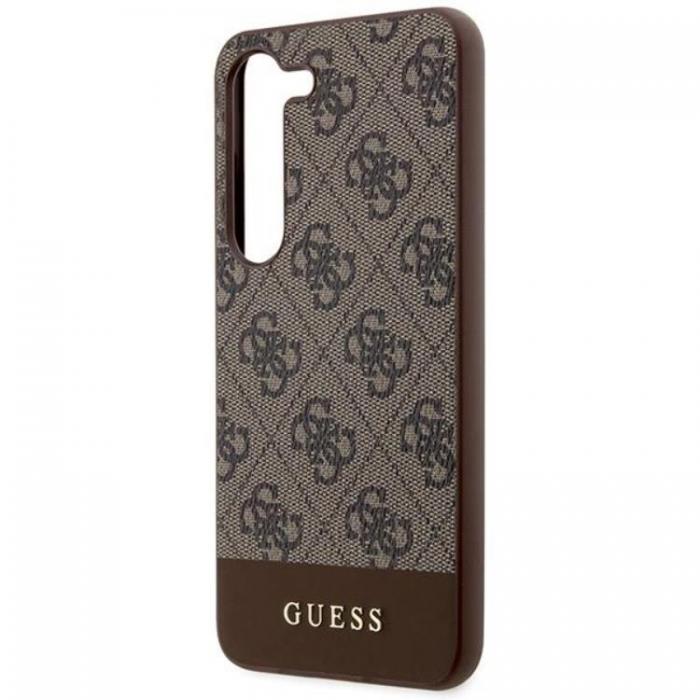 Guess - Guess Galaxy S24 Mobilskal Stripe Collection - Brun